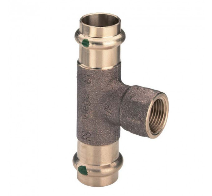 Тройник пресс-В бронза Profipress G VIEGA 18х1/2"х18