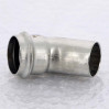 Угол-вставка пресс 45 град. нержавеющая сталь Sanpress Inox VIEGA 35