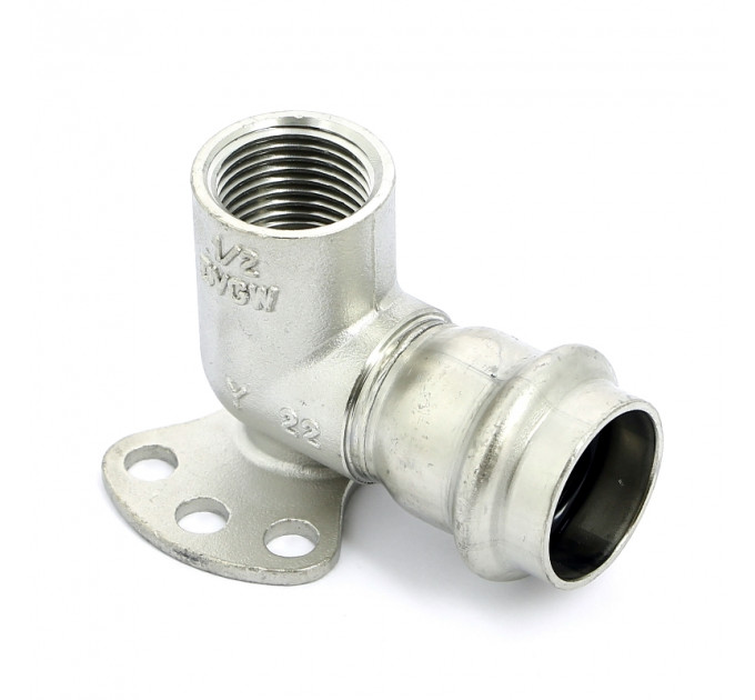 Водорозетка пресс нержавеющая сталь Sanpress Inox VIEGA 22х1/2"