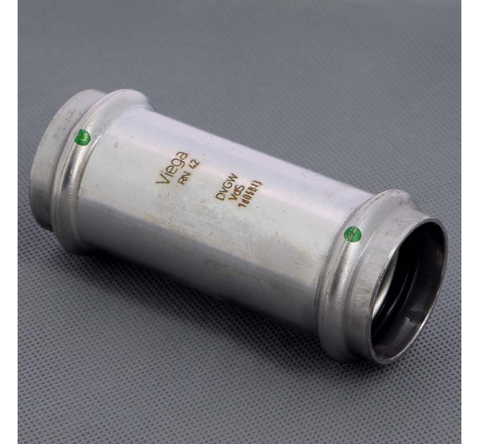 Муфта надвижная пресс нержавеющая сталь Sanpress Inox VIEGA 42