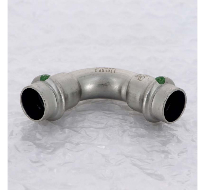 Угол пресс нержавеющая сталь Sanpress Inox VIEGA 15