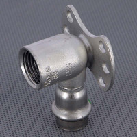 Водорозетка пресс нержавеющая сталь Sanpress Inox VIEGA 15х1/2"