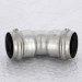 Угол пресс 45 град. нержавеющая сталь Sanpress Inox VIEGA 42