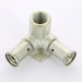 Водорозетка пресс-В проходная HENCO 16x1/2"x16