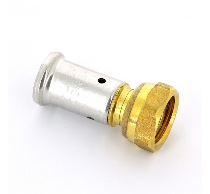 Муфта с накидной гайкой, плоская прокладка пресс HENCO 16x1/2"