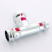Тройник пресс оцинкованная сталь Prestabo VIEGA 22x22x15 SC-Contur