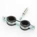 Хомут для труб Walraven 3/4" (25-29) двойной с резиновым уплотнителем, шпилька+дюбель Cobra, BIS
