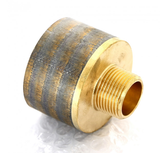 Переходник круглый НВ Viega 3/4" x 11/2" бронза