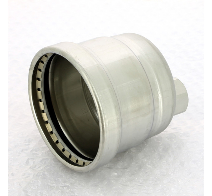 Заглушка Sanpress Inox XL VIEGA 89x3/4" нерж.сталь с отверстием, внутренняя резьба