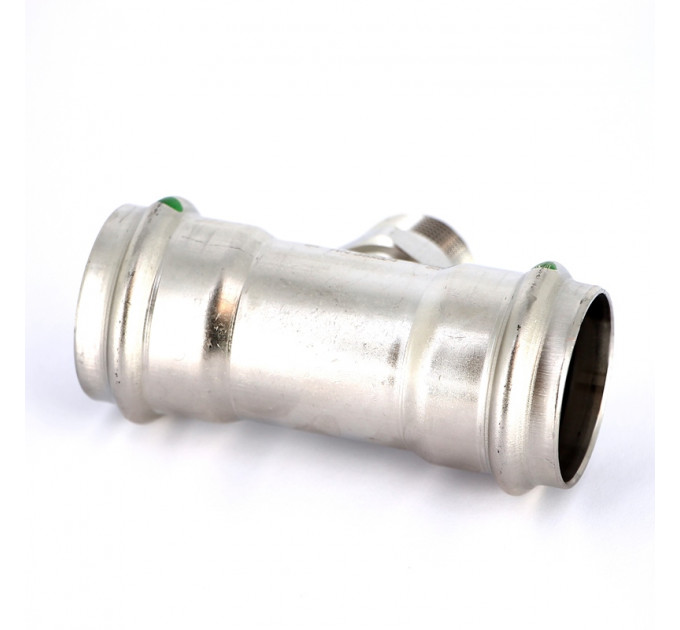 Тройник пресс-Н нержавеющая сталь Sanpress Inox VIEGA 35х3/4"х35