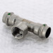 Тройник пресс-В нержавеющая сталь Sanpress Inox VIEGA 18х1/2"х18
