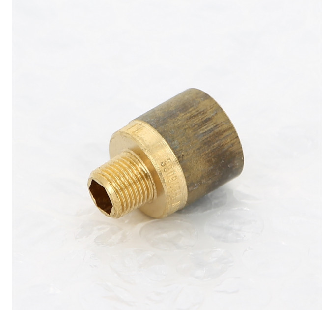Переходник круглый НВ Viega 1/8" x 1/4" бронза
