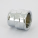 Муфта ВВ бронза Viega 3/4"х1/2" хромированная