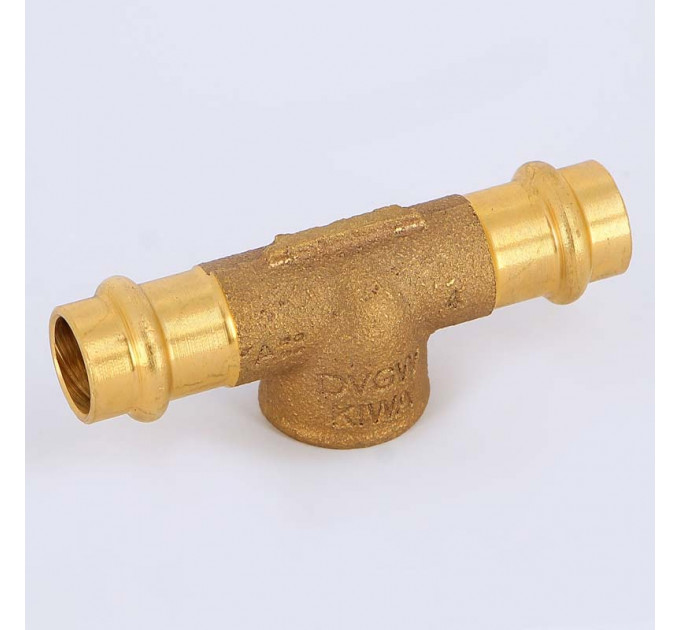 Тройник пресс-В бронза Sanpress VIEGA 15х1/2"х15