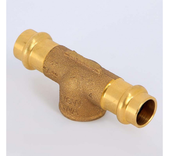 Тройник пресс-В бронза Sanpress VIEGA 15х1/2"х15