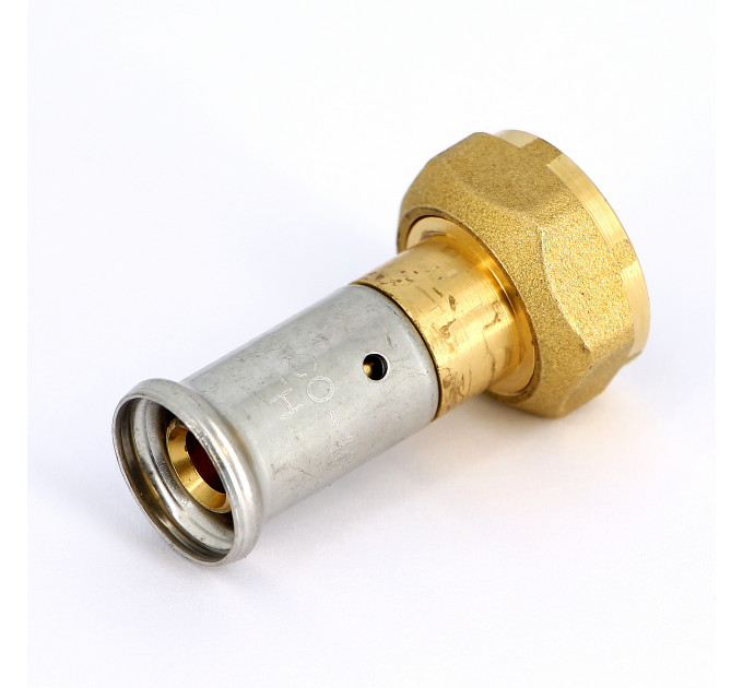 Муфта В пресс с накидной гайкой евроконус HENCO 16х3/4"