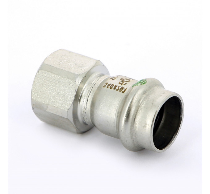 Муфта пресс-В нержавеющая сталь Sanpress Inox VIEGA 18х1/2