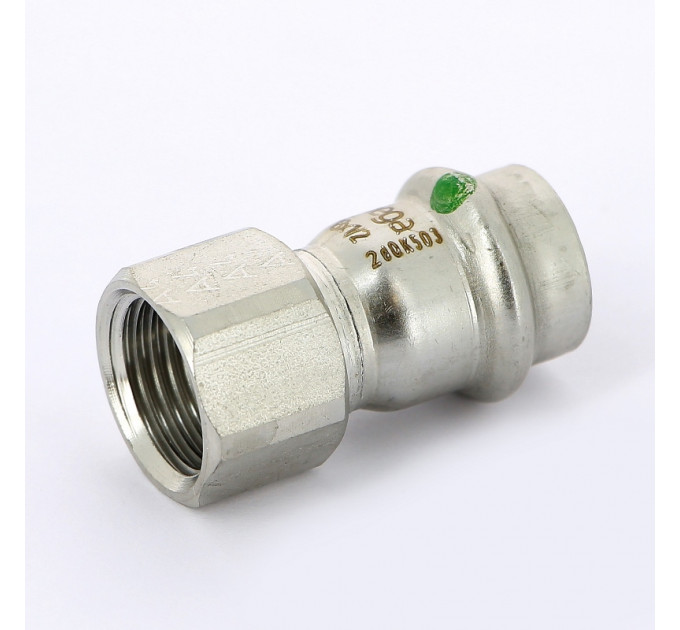 Муфта пресс-В нержавеющая сталь Sanpress Inox VIEGA 18х1/2