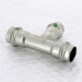 Тройник пресс нержавеющая сталь Sanpress Inox VIEGA 18х15х18
