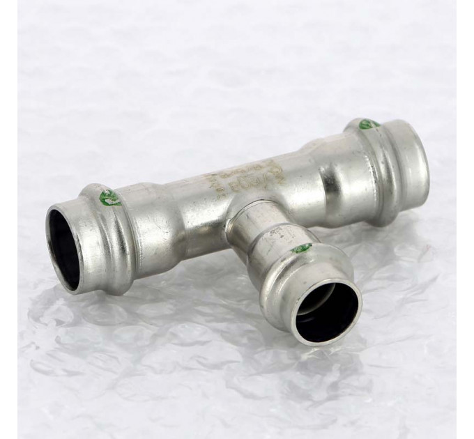 Тройник пресс нержавеющая сталь Sanpress Inox VIEGA 18х15х18