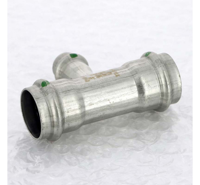 Тройник пресс нержавеющая сталь Sanpress Inox VIEGA 28х15х28