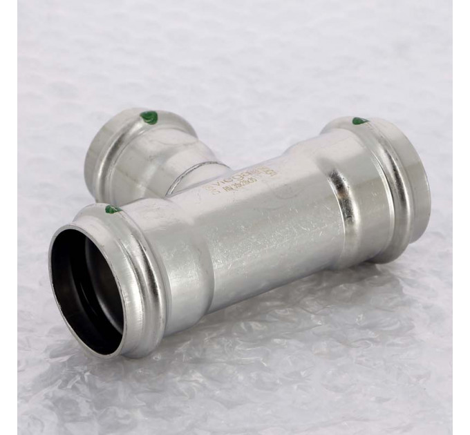 Тройник пресс нержавеющая сталь Sanpress Inox VIEGA 35x28x35