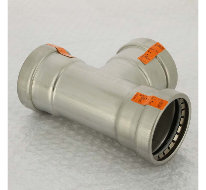 Тройник пресс нержавеющая сталь Sanpress Inox VIEGA 64
