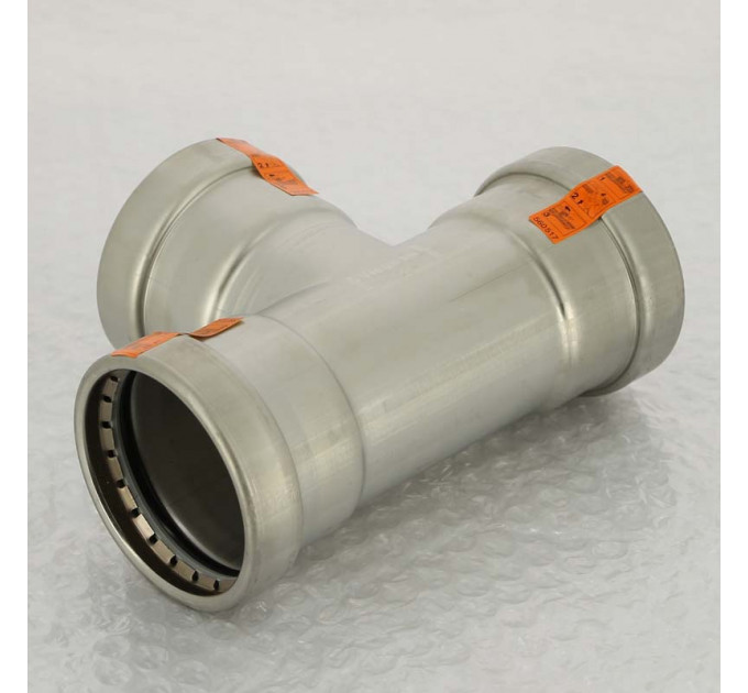 Тройник пресс нержавеющая сталь Sanpress Inox VIEGA 64