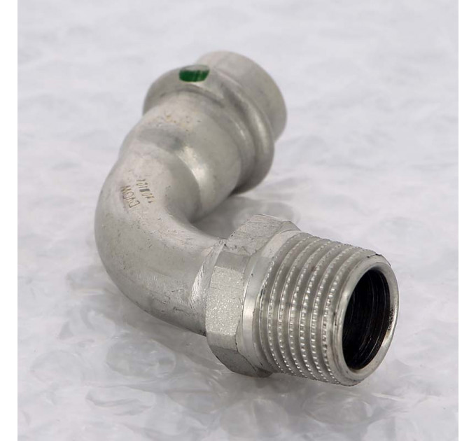 Угол пресс-Н нержавеющая сталь Sanpress Inox VIEGA 15x1/2"