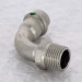 Угол пресс-Н нержавеющая сталь Sanpress Inox VIEGA 15x1/2"