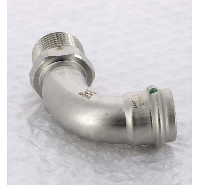 Угол пресс-Н нержавеющая сталь Sanpress Inox VIEGA 28x1"