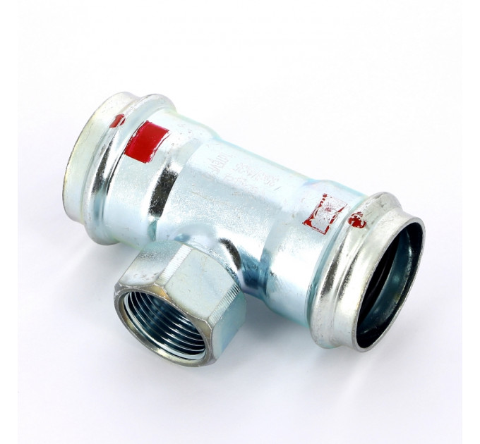 Тройник пресс-В оцинкованная сталь Prestabo VIEGA 35х3/4"х35
