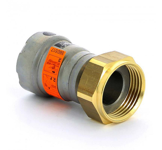 Муфта пресс-В с накидной гайкой Megapress оцинкованная сталь VIEGA 3/4"x1"