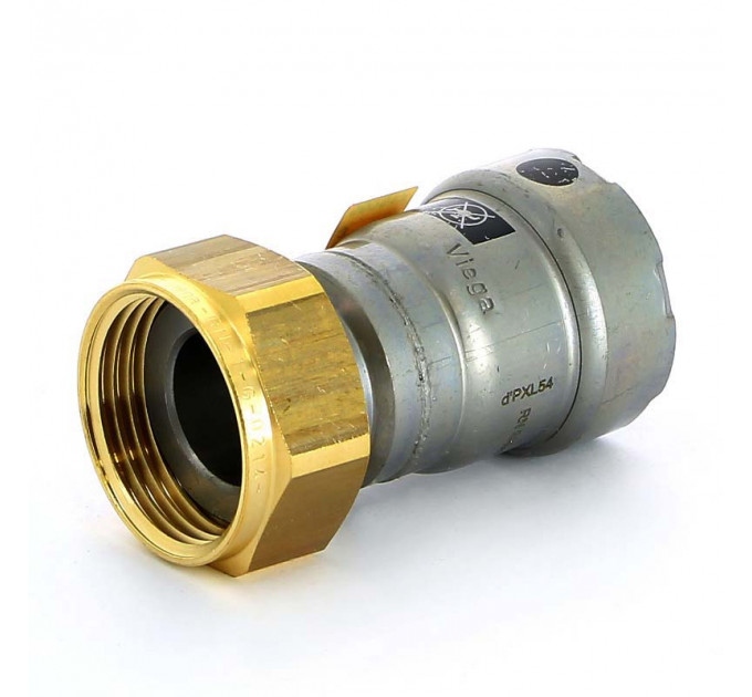 Муфта пресс-В с накидной гайкой Megapress оцинкованная сталь VIEGA 3/4"x1"
