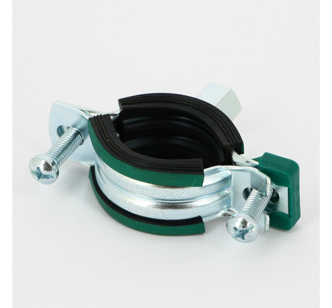 Хомут для труб KSB2 Walraven M8/М10 1" (31-35 мм ) 2-х винт. с уплотн. epdm
