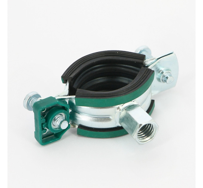 Хомут для труб KSB2 Walraven M8/М10 1" (31-35 мм ) 2-х винт. с уплотн. epdm