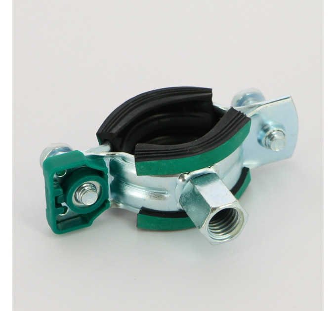 Хомут для труб KSB2 Walraven M8/М10 3/4" (25-28 мм) 2-х винт. с уплотн. epdm, быстрый замок