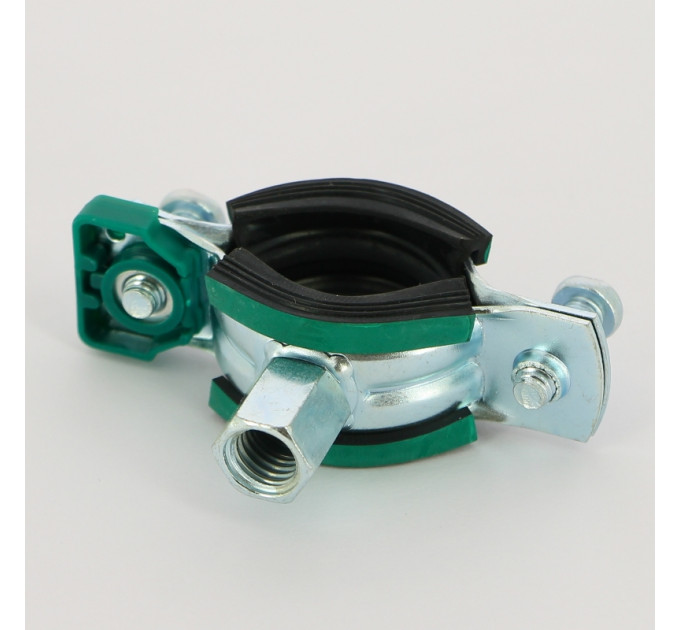 Хомут для труб KSB2 Walraven M8/М10 3/4" (25-28 мм) 2-х винт. с уплотн. epdm, быстрый замок