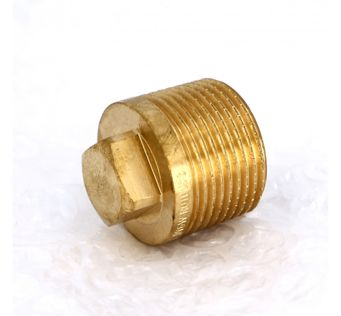 Заглушка Н Viega 3/4" с квадратом бронза