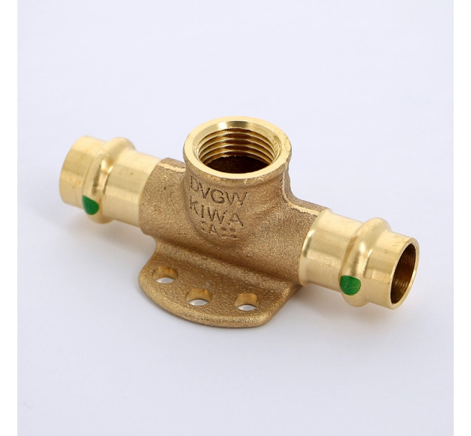 Тройник-водорозетка Viega Sanpress с SC-Contur 1/2" d=15