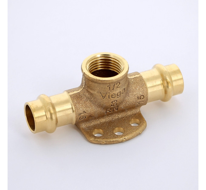 Тройник-водорозетка Viega Sanpress с SC-Contur 1/2" d=15