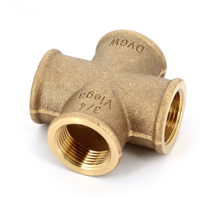 Крестовина В бронза Viega 3/4"