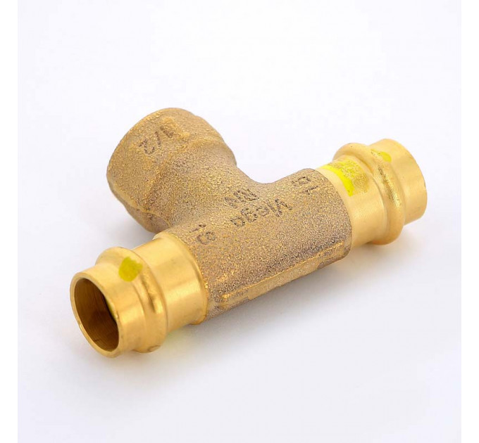 Тройник пресс-В бронза Profipress G VIEGA 18х1/2"х18