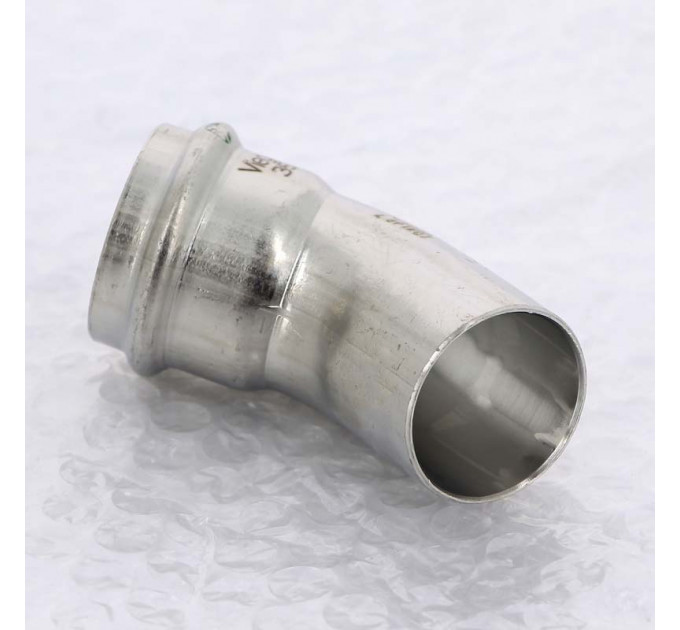 Угол-вставка пресс 45 град. нержавеющая сталь Sanpress Inox VIEGA 35