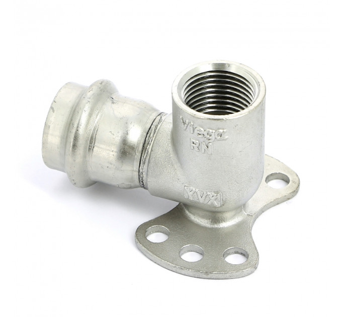 Водорозетка пресс нержавеющая сталь Sanpress Inox VIEGA 22х1/2"