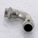 Угол пресс нержавеющая сталь Sanpress Inox VIEGA 15