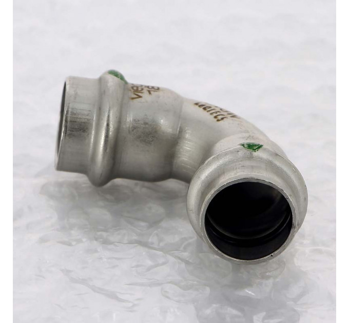 Угол пресс нержавеющая сталь Sanpress Inox VIEGA 18