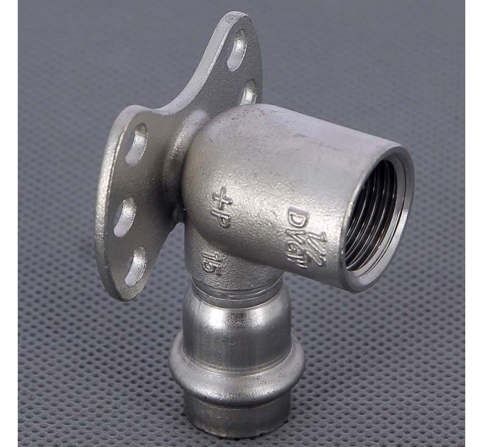 Водорозетка пресс нержавеющая сталь Sanpress Inox VIEGA 15х1/2"