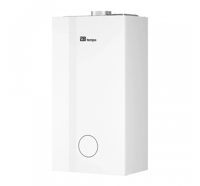 Газовый настенный котел E8 tempo GHD32V белая стеклянная панель
