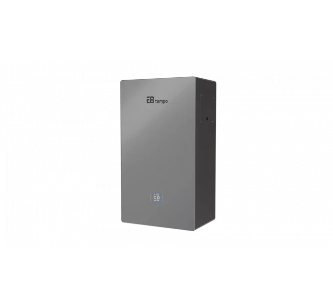 Электрический двухконтурный котел E8 tempo EOB12W серая металлическая панель